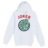 Chinese Mah Jong Joker Tile Mahjong Costume Premium Pullover Hoodie