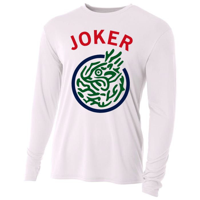 Chinese Mah Jong Joker Tile Mahjong Costume Cooling Performance Long Sleeve Crew