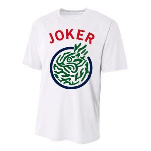 Chinese Mah Jong Joker Tile Mahjong Costume Performance Sprint T-Shirt