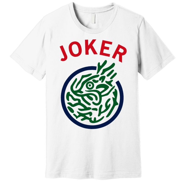 Chinese Mah Jong Joker Tile Mahjong Costume Premium T-Shirt