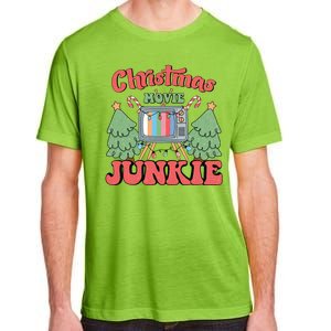 Christmas Movie Junkie Adult ChromaSoft Performance T-Shirt