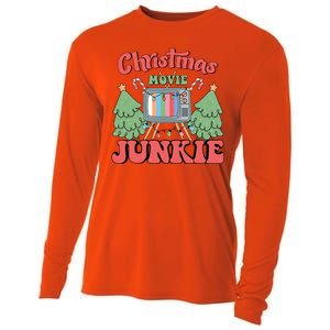 Christmas Movie Junkie Cooling Performance Long Sleeve Crew