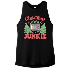 Christmas Movie Junkie Ladies PosiCharge Tri-Blend Wicking Tank