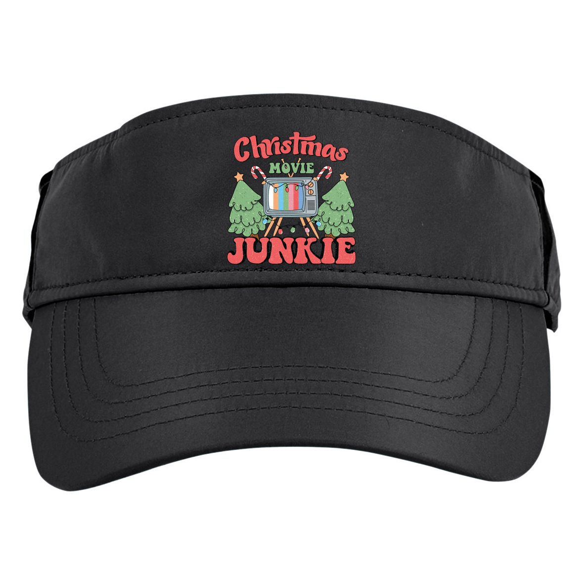 Christmas Movie Junkie Adult Drive Performance Visor