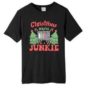 Christmas Movie Junkie Tall Fusion ChromaSoft Performance T-Shirt