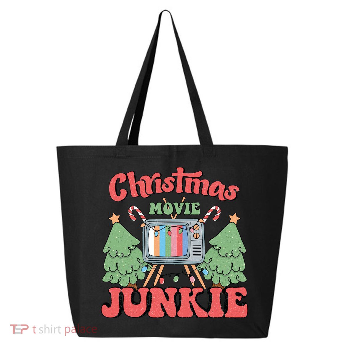 Christmas Movie Junkie 25L Jumbo Tote