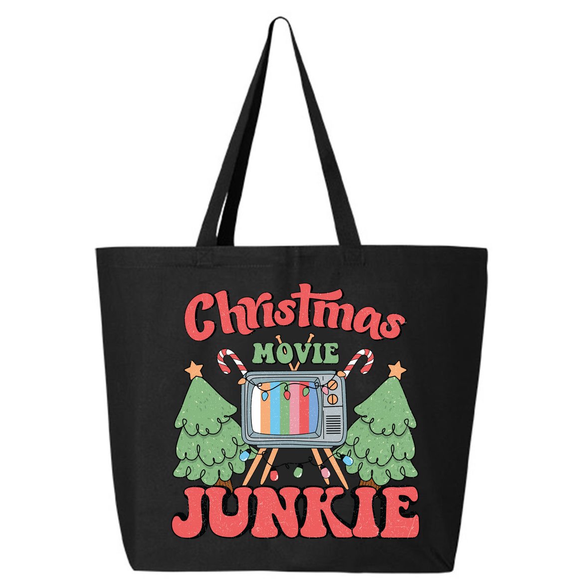 Christmas Movie Junkie 25L Jumbo Tote