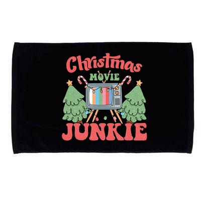 Christmas Movie Junkie Microfiber Hand Towel