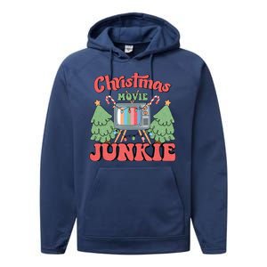 Christmas Movie Junkie Performance Fleece Hoodie