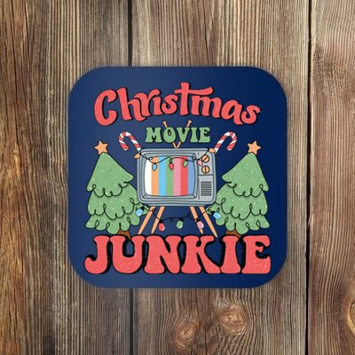 Christmas Movie Junkie Coaster