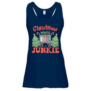 Christmas Movie Junkie Ladies Essential Flowy Tank