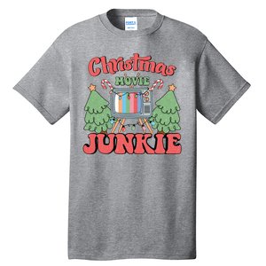 Christmas Movie Junkie Tall T-Shirt