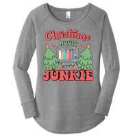 Christmas Movie Junkie Women's Perfect Tri Tunic Long Sleeve Shirt