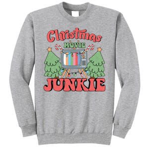 Christmas Movie Junkie Tall Sweatshirt