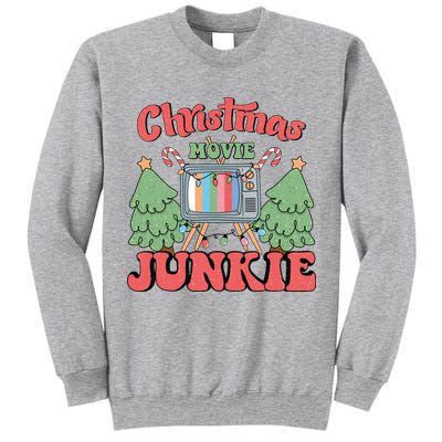 Christmas Movie Junkie Tall Sweatshirt