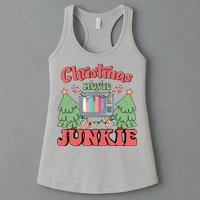 Christmas Movie Junkie Womens Tank Top