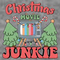 Christmas Movie Junkie Womens Tank Top