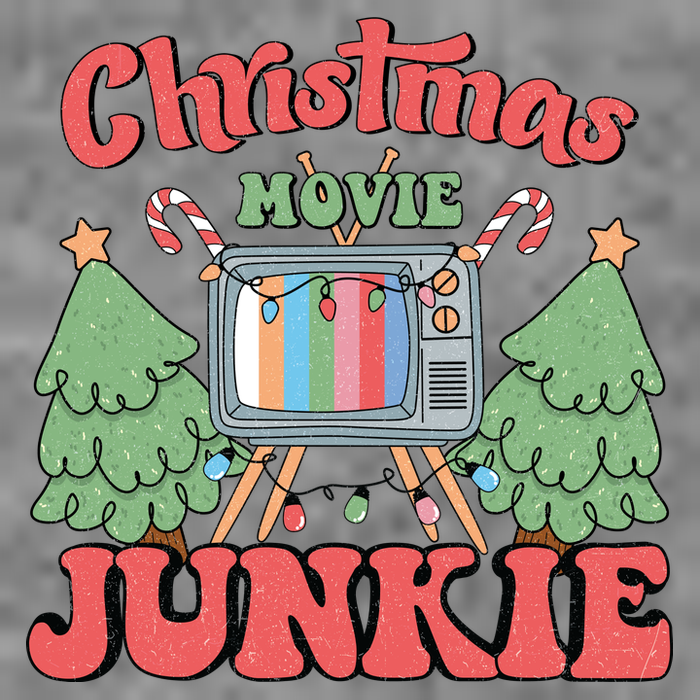Christmas Movie Junkie Womens Tank Top