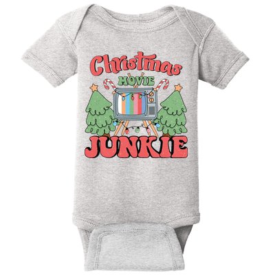 Christmas Movie Junkie Baby Bodysuit