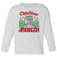 Christmas Movie Junkie Toddler Long Sleeve Shirt