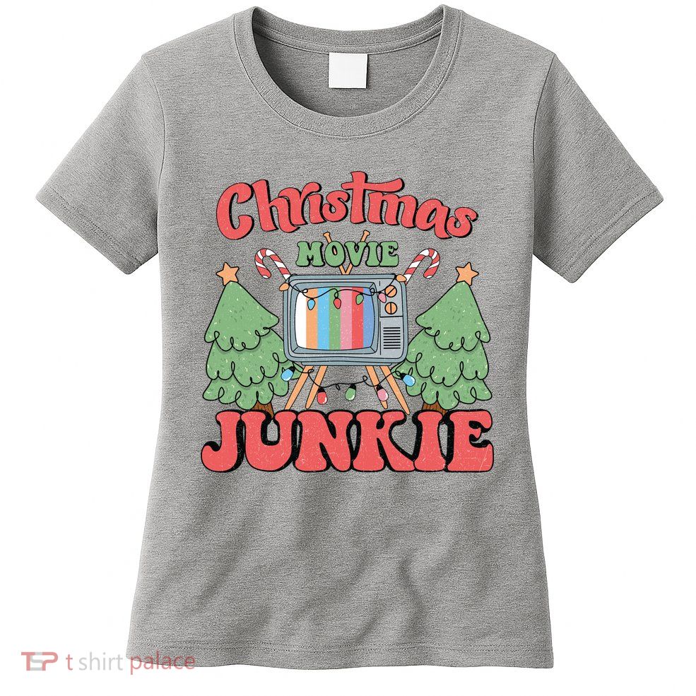 Christmas Movie Junkie Women's T-Shirt