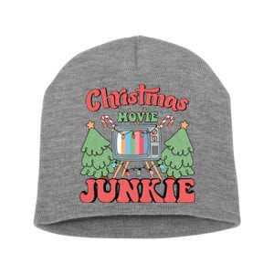 Christmas Movie Junkie Short Acrylic Beanie