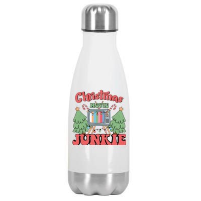 Christmas Movie Junkie Stainless Steel Insulated Water Bottle