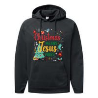 Christmas Means Jesus Vibes Xmas Women Christian Nativity Performance Fleece Hoodie