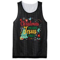 Christmas Means Jesus Vibes Xmas Women Christian Nativity Mesh Reversible Basketball Jersey Tank