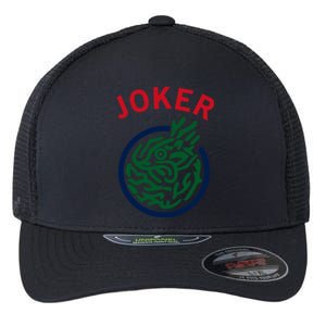 Chinese Mah Jong Joker Tile Mahjong Costume Flexfit Unipanel Trucker Cap