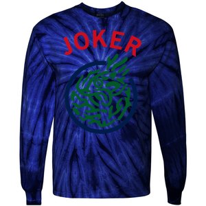 Chinese Mah Jong Joker Tile Mahjong Costume Tie-Dye Long Sleeve Shirt