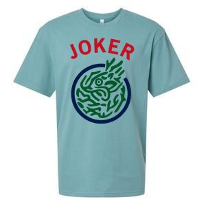 Chinese Mah Jong Joker Tile Mahjong Costume Sueded Cloud Jersey T-Shirt