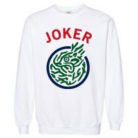 Chinese Mah Jong Joker Tile Mahjong Costume Garment-Dyed Sweatshirt