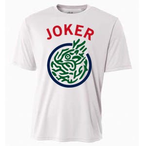 Chinese Mah Jong Joker Tile Mahjong Costume Cooling Performance Crew T-Shirt