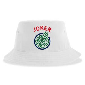 Chinese Mah Jong Joker Tile Mahjong Costume Sustainable Bucket Hat