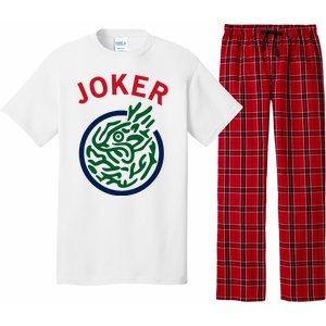 Chinese Mah Jong Joker Tile Mahjong Costume Pajama Set