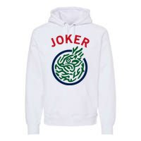 Chinese Mah Jong Joker Tile Mahjong Costume Premium Hoodie