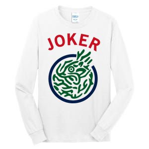 Chinese Mah Jong Joker Tile Mahjong Costume Tall Long Sleeve T-Shirt