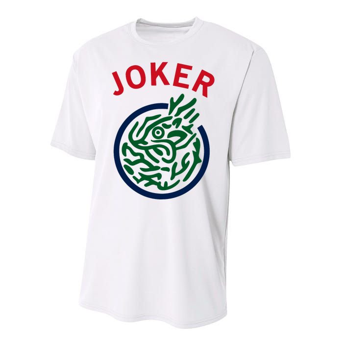 Chinese Mah Jong Joker Tile Mahjong Costume Performance Sprint T-Shirt