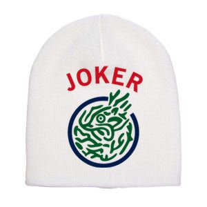 Chinese Mah Jong Joker Tile Mahjong Costume Short Acrylic Beanie