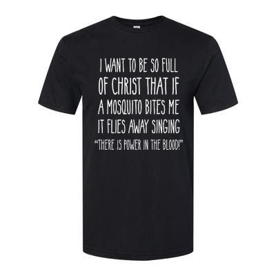 Christian Mosquito Joke Funny Deluxe Softstyle® CVC T-Shirt