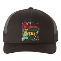 Christmas Means Jesus Vibes Xmas Women Christian Nativity Yupoong Adult 5-Panel Trucker Hat