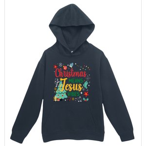 Christmas Means Jesus Vibes Xmas Women Christian Nativity Urban Pullover Hoodie