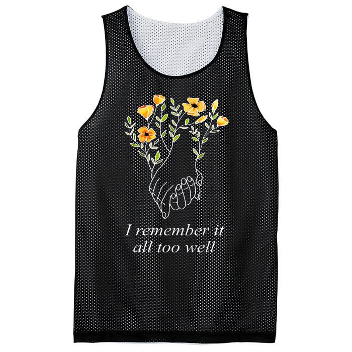 Cozy Memories Knit All Too Well Mesh Reversible Basketball Jersey Tank