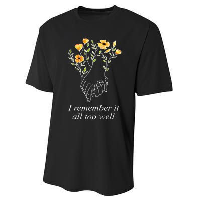 Cozy Memories Knit All Too Well Performance Sprint T-Shirt