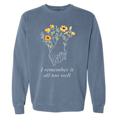 Cozy Memories Knit All Too Well Garment-Dyed Sweatshirt