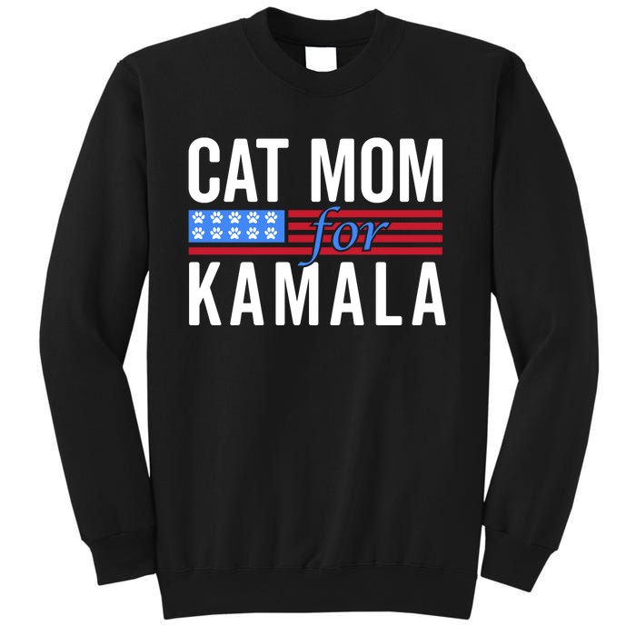 Cat Mom Kamala Harris For President 2024 Sweatshirt