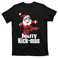 Christmas Merry Kickmas Santa Claus Karate T-Shirt