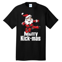 Christmas Merry Kickmas Santa Claus Karate Tall T-Shirt