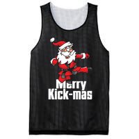 Christmas Merry Kickmas Santa Claus Karate Mesh Reversible Basketball Jersey Tank